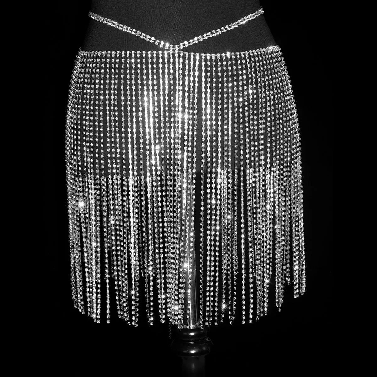 Let Her Shine Diamond Crystal Body Chain β Sparkly Rhinestone Cover-Up Jewelry πβ¨