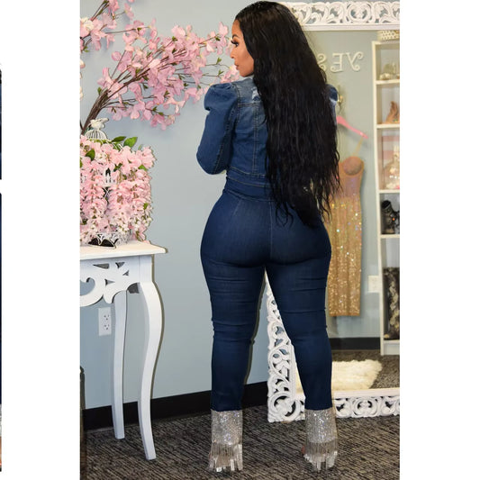 Autumn Vibes – Sexy Ripped Denim Jacket for Women 🔥