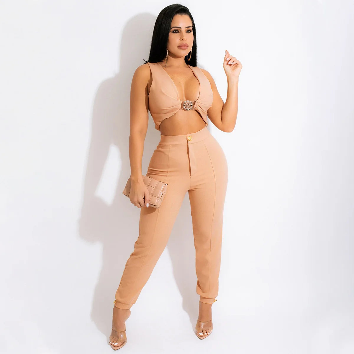 π Color Expression β Sexy 2-Piece Pant Set for Women π