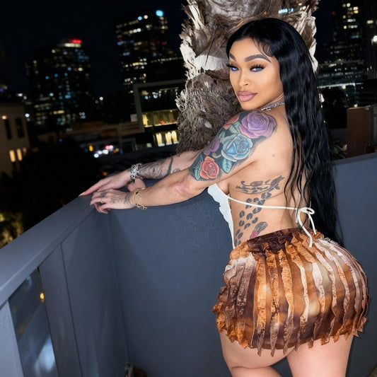 Above The Rest – Angel Ruffles Sexy 2-Piece Set 👼💋