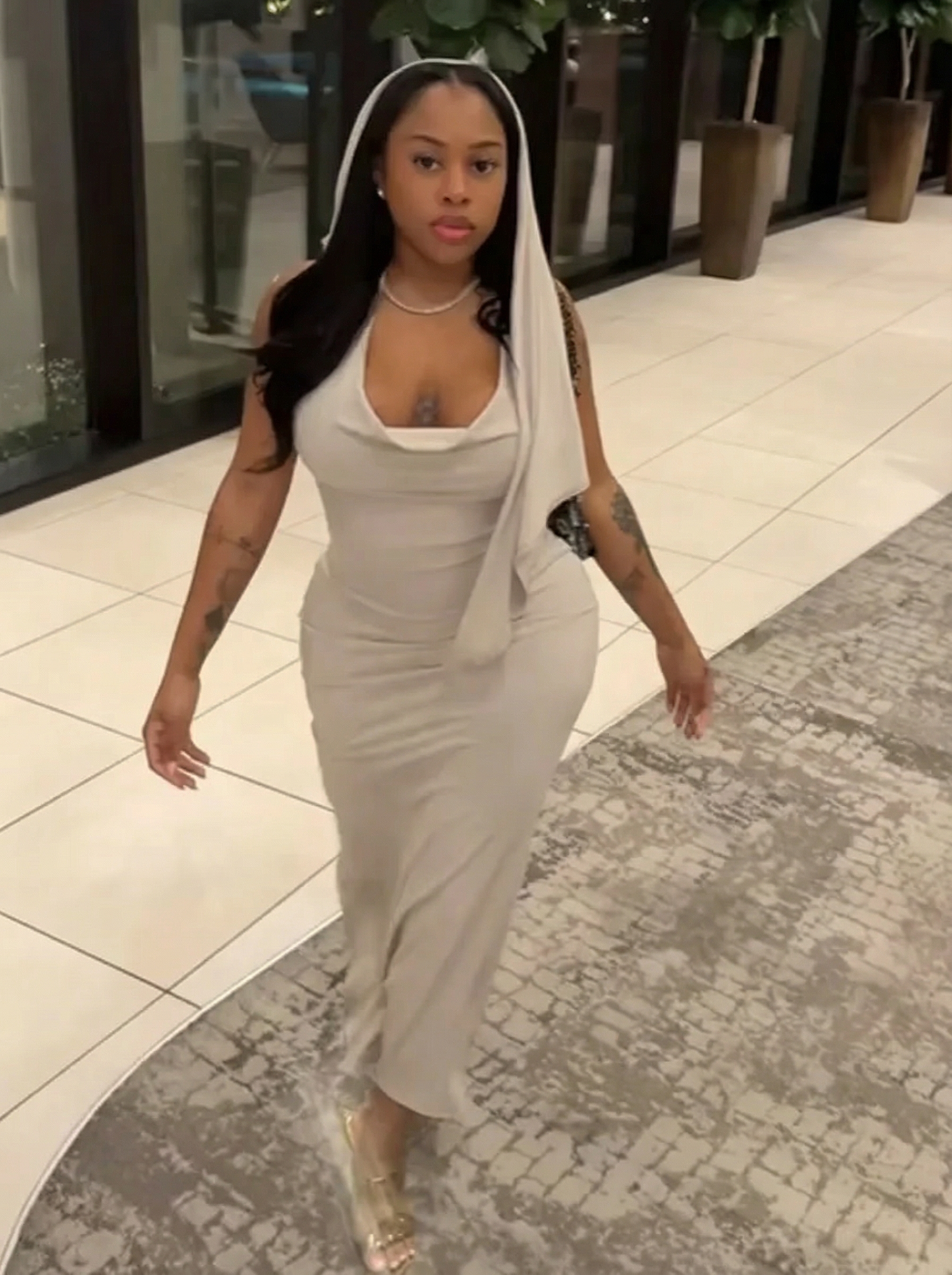 🔥 Mystery And Desire – Swing Collar Women’s Dress 🔥