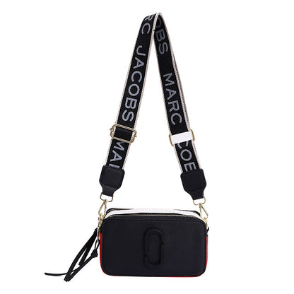 New & Bold Fashionable Wide Shoulder Strap Crossbody Small Bag Fashionable All-match Small Square Bag