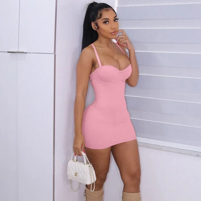 🔥 Natural Body Fashion – Sexy Halter Mini Dress 🔥