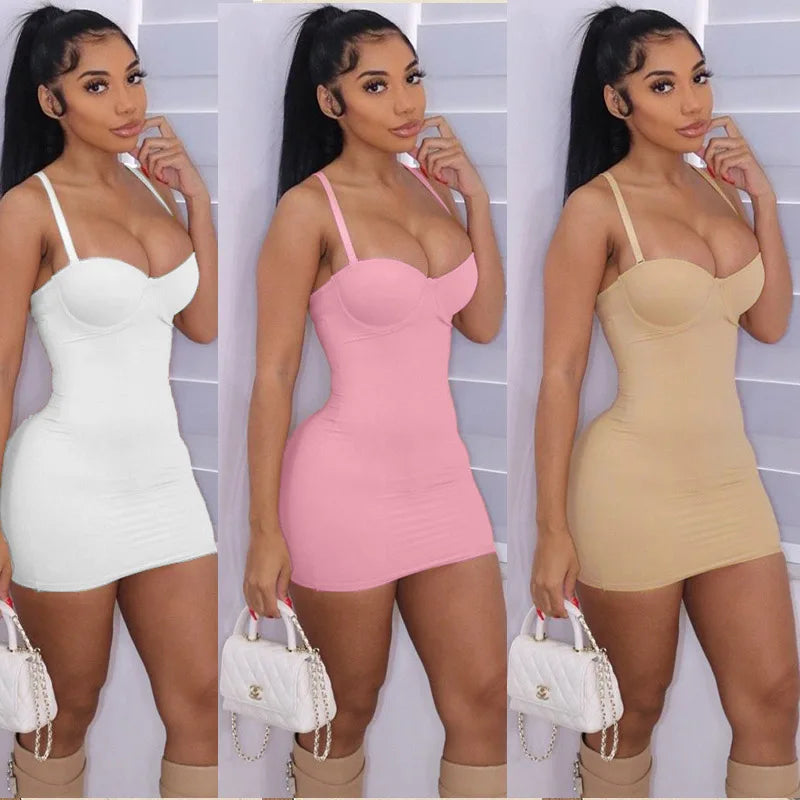 🔥 Natural Body Fashion – Sexy Halter Mini Dress 🔥