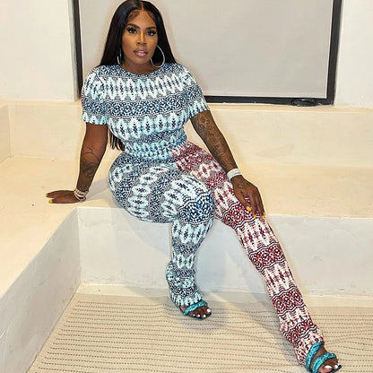 Holiday Sexy Two-Piece Pant Set – Women’s Lounge Wear Set 🎄💋