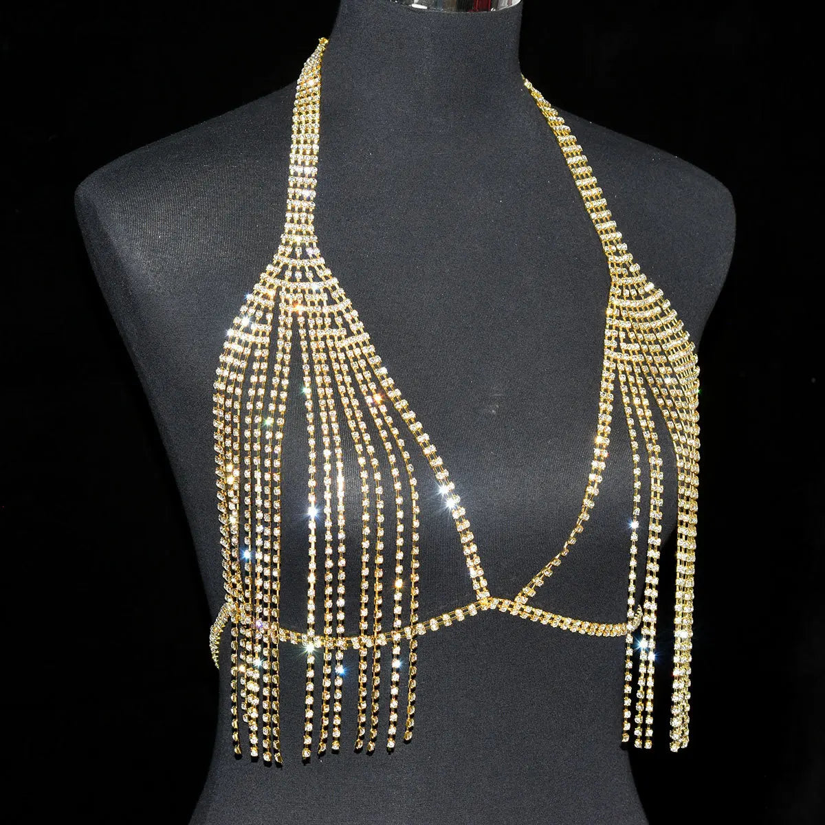 Let Her Shine Diamond Crystal Body Chain – Sparkly Rhinestone Cover-Up Jewelry 💎✨