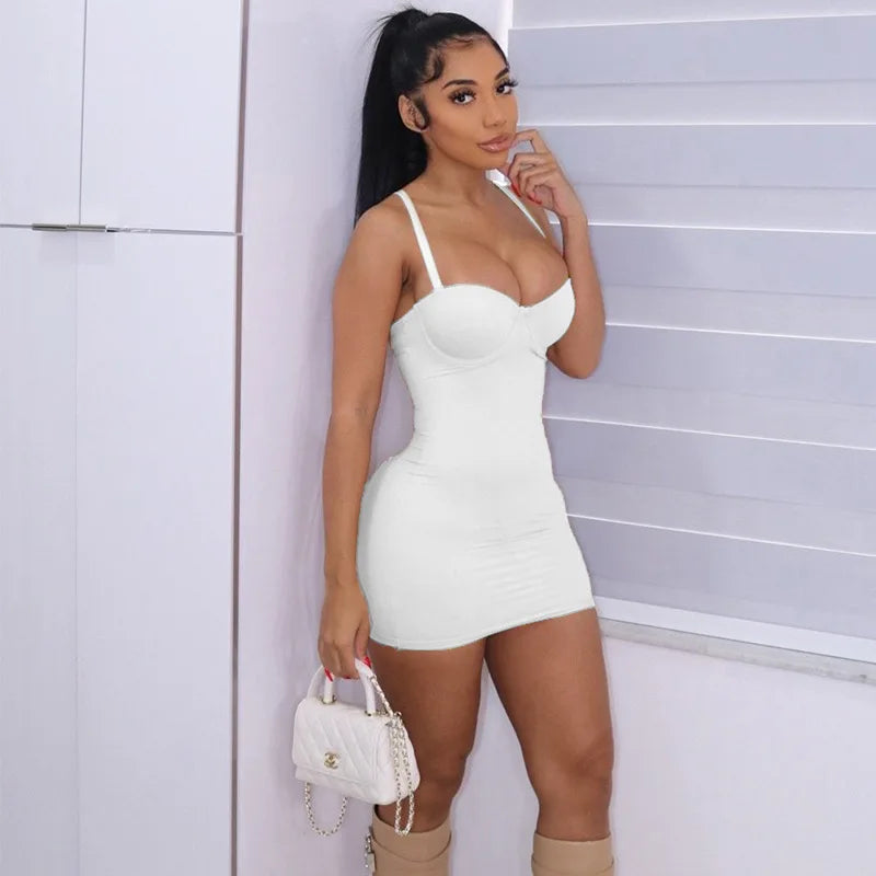 🔥 Natural Body Fashion – Sexy Halter Mini Dress 🔥