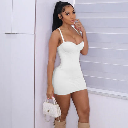 🔥 Natural Body Fashion – Sexy Halter Mini Dress 🔥