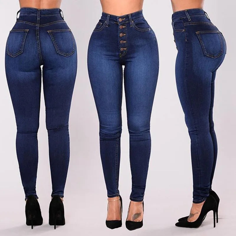🍑 Curve Kissed High Waist Jeans 💙