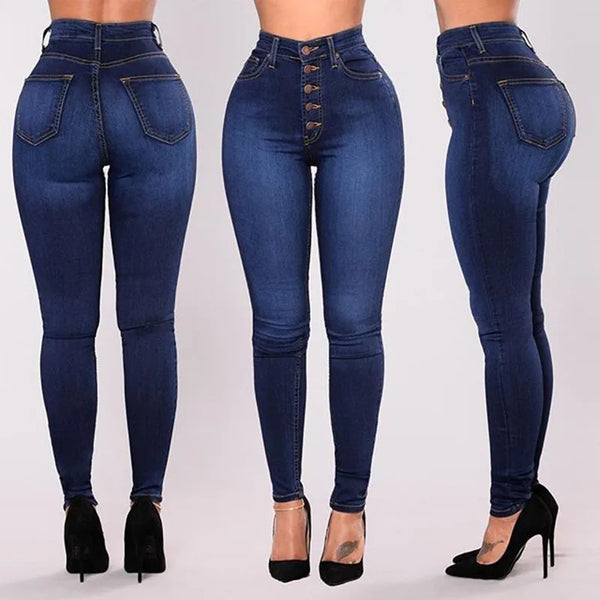 🍑 Curve Kissed High Waist Jeans 💙