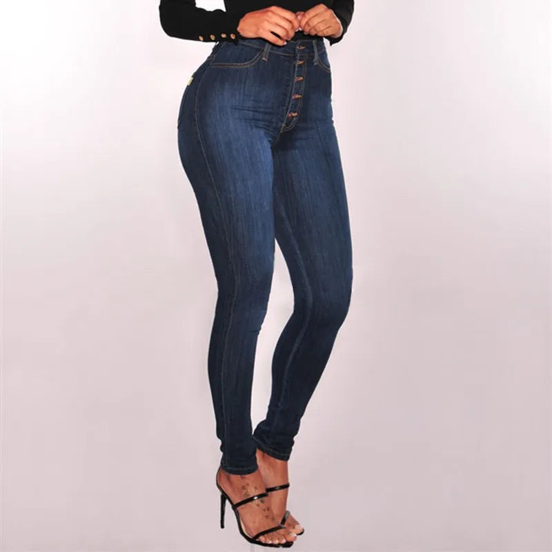 🍑 Curve Kissed High Waist Jeans 💙