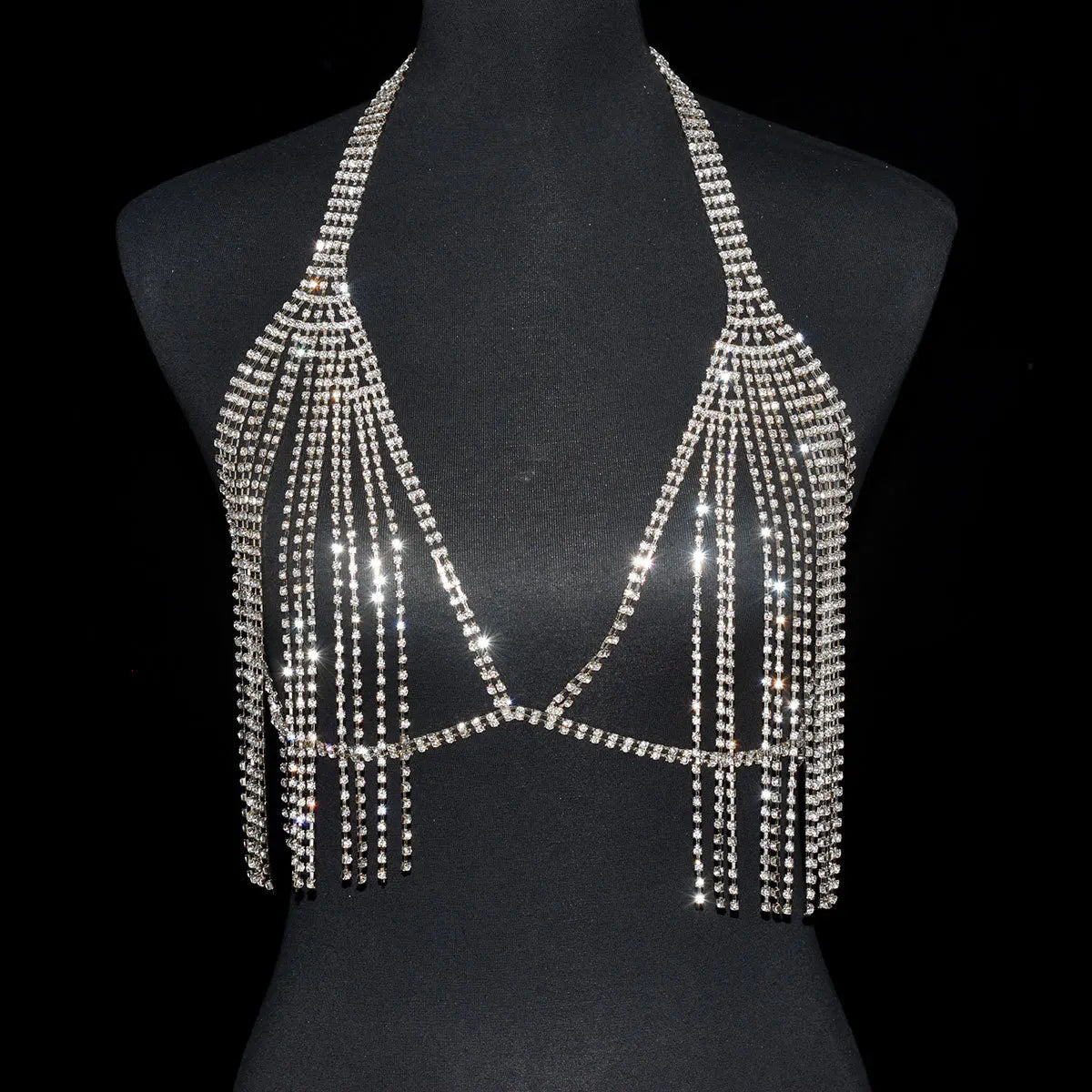 Let Her Shine Diamond Crystal Body Chain – Sparkly Rhinestone Cover-Up Jewelry 💎✨