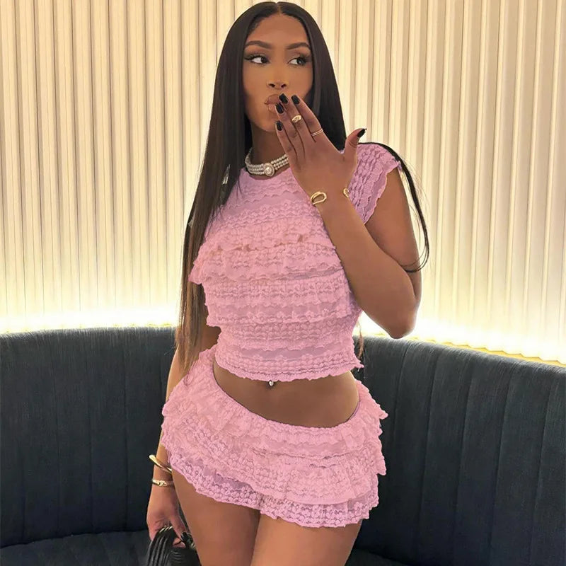 💖She Got Leggs – Sexy 2-Piece Crop Set for Women ✨🔥