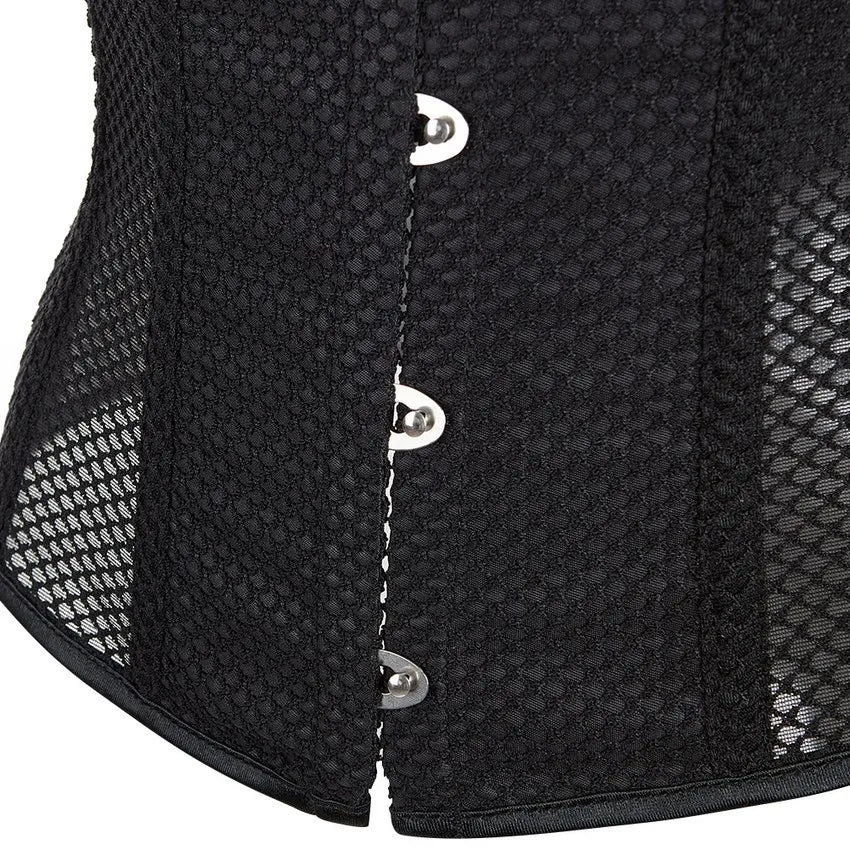 Plus Size XS to 6XL Breathable Mesh Sexy Women Corsets Waist Slimming Underbust Fajas Waist Trainer Bustier Body Shaper Corselet