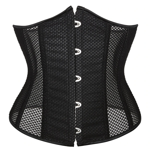 Plus Size XS to 6XL Breathable Mesh Sexy Women Corsets Waist Slimming Underbust Fajas Waist Trainer Bustier Body Shaper Corselet