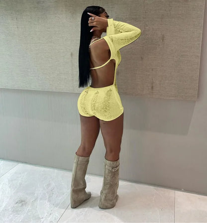 🔥 Leosoxs Rip Romper – Sexy Women’s See-Through Backless Summer Playsuit