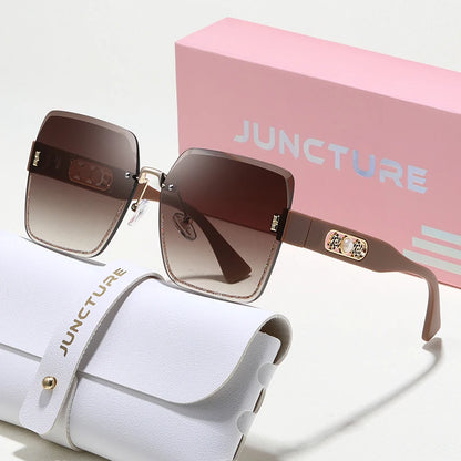 😎 JUNCTURE Fashion Rimless Sunglasses