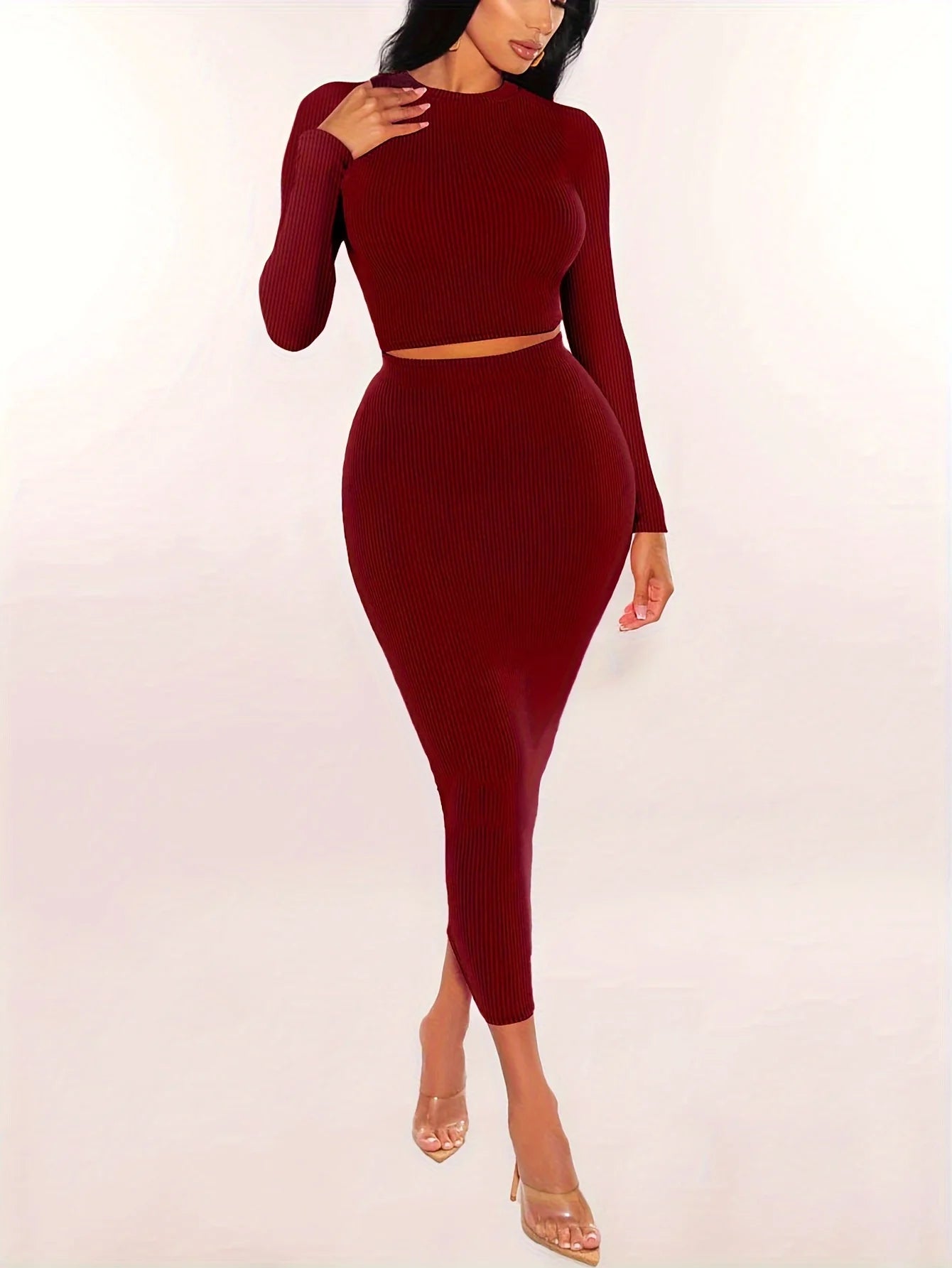 🔥 Passion Play Women’s 2-Piece Skirt &amp; Crop Top Set 🔥