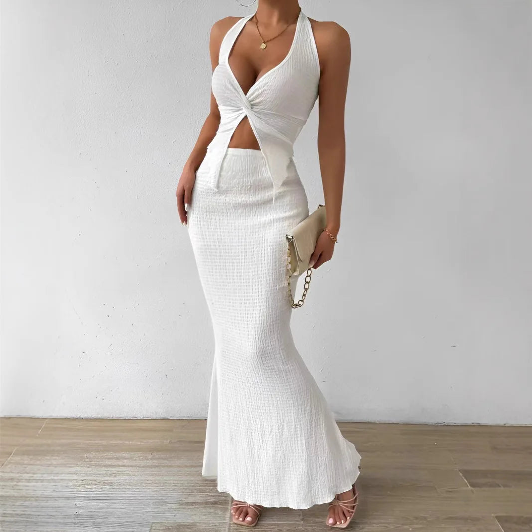 Blind Date Matching Set – Sleek Sexy Solid-Color Co-Ord