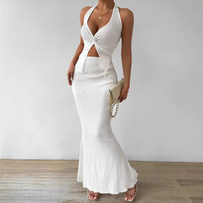 Blind Date Matching Set – Sleek Sexy Solid-Color Co-Ord