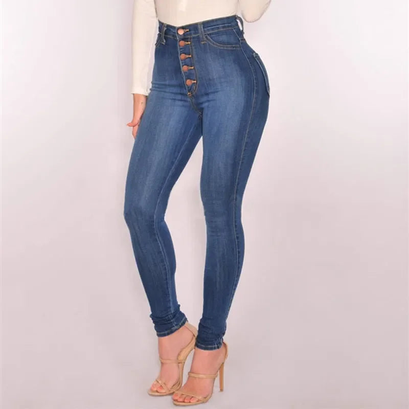 🍑 Curve Kissed High Waist Jeans 💙