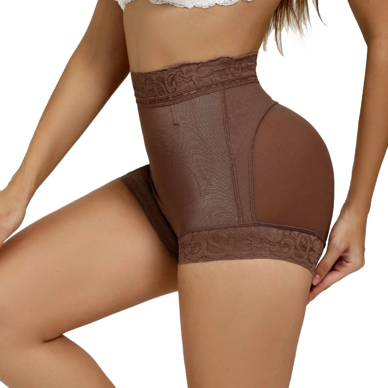 Tummy control butt lifter body shapewear women slimming girdle body shaper waist trainer high waist flat belly