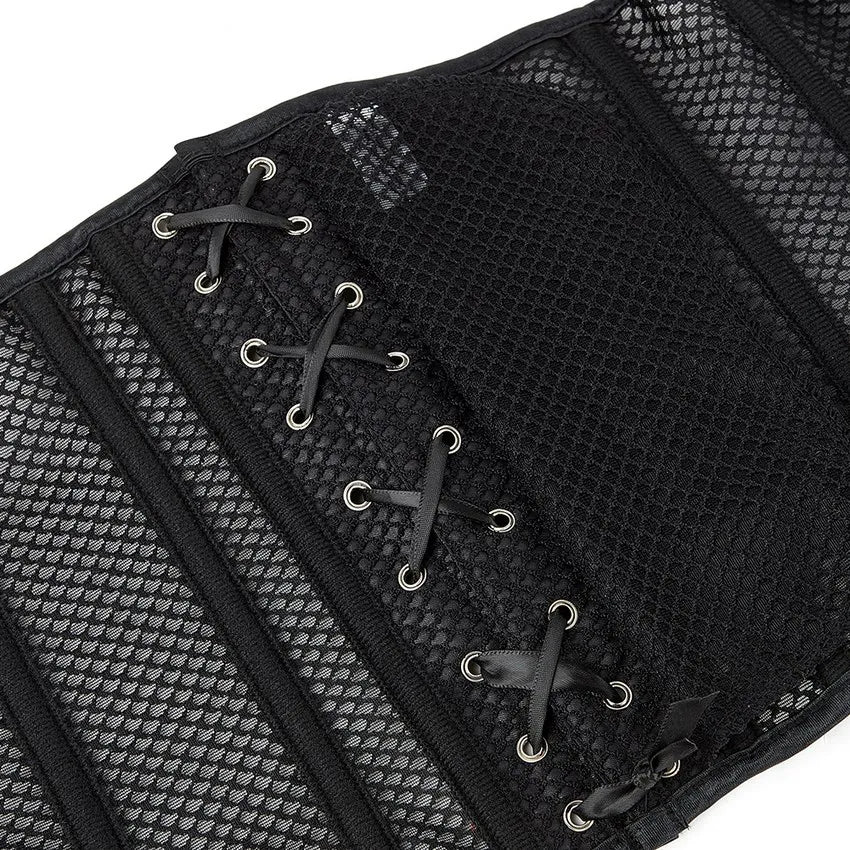 Plus Size XS to 6XL Breathable Mesh Sexy Women Corsets Waist Slimming Underbust Fajas Waist Trainer Bustier Body Shaper Corselet