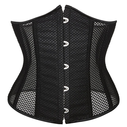 Plus Size XS to 6XL Breathable Mesh Sexy Women Corsets Waist Slimming Underbust Fajas Waist Trainer Bustier Body Shaper Corselet