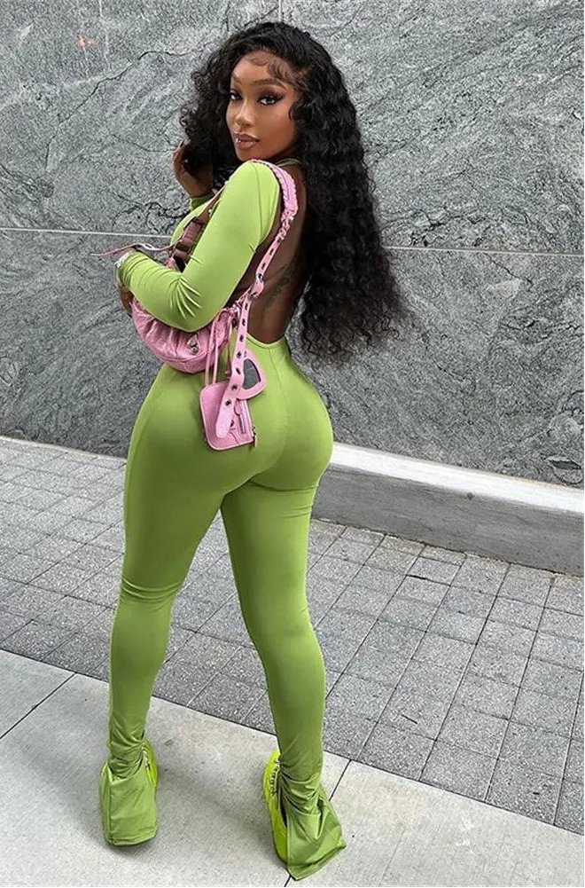 Sexy Backless Women’s Jumpsuit — One-Piece Romper Outfit