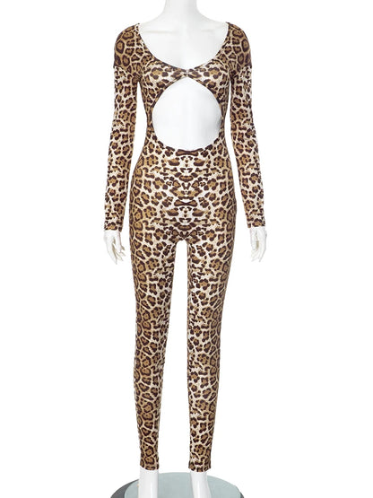 🐆 She Is Wild – Leopard Print Jumpsuit for Women 🐆