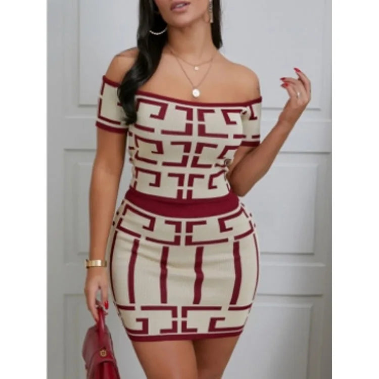 🔥 Sexy Natural Body Blast Skirt Set – 2025 Two-Piece Streetwear for Women 🔥