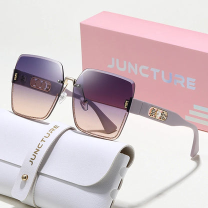 😎 JUNCTURE Fashion Rimless Sunglasses