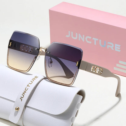 😎 JUNCTURE Fashion Rimless Sunglasses