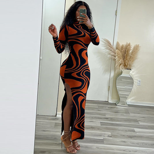 “Love Style” Tie-Dye Dress – Body-Sculpting Casual Sexy Dress