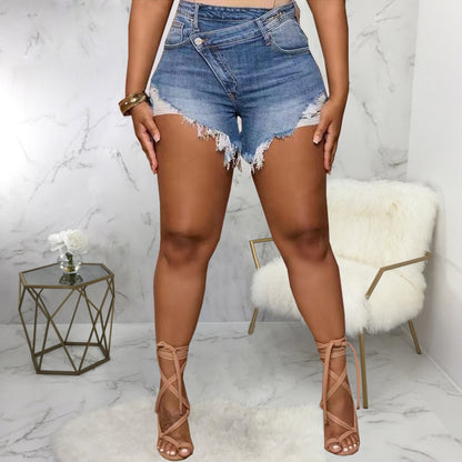 2026 All American Fashion All-match Slim Stretch Denim Shorts