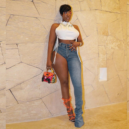 High Waist Sexy Detachable Slim Jeans for Women – Switch Up Fashion