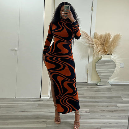 “Love Style” Tie-Dye Dress – Body-Sculpting Casual Sexy Dress