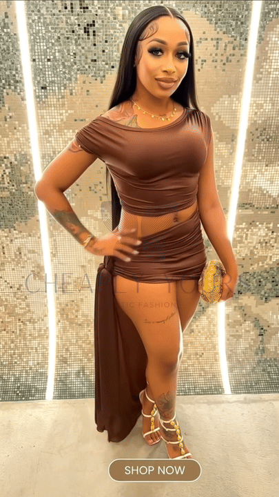 Sexy Summer Two-Piece Set for Women – Pleated Crop Tank Top & Ribbons Mini Skirt | 2025 Beach Holiday Outfit