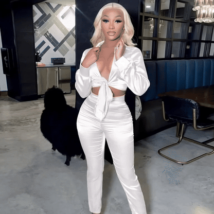 🔥 Hustle &amp; Heart – Sexy Ambition 2 Piece Pant Set for Women