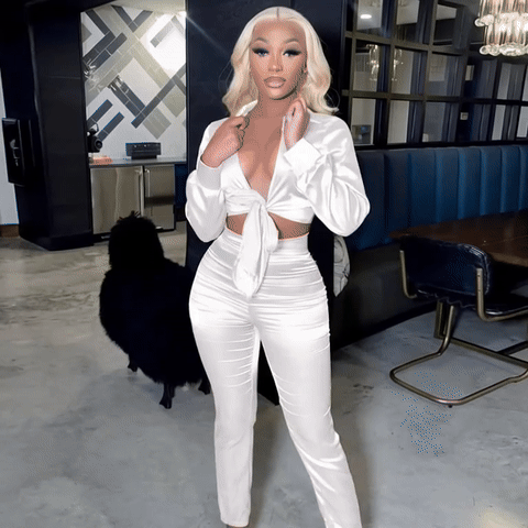 🔥 Hustle &amp; Heart – Sexy Ambition 2 Piece Pant Set for Women