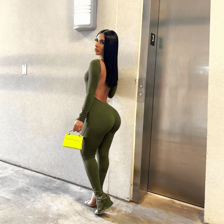 Sexy Backless Women’s Jumpsuit — One-Piece Romper Outfit